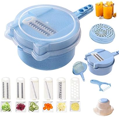 Amazon Com Allinone Vegetable Slicer Vegi Grater 11 In 1 Multi