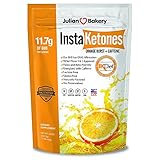 InstaKetones 11.7g GoBHB per Scoop +Organic Caffeine (Orange Burst) (1 Pack) (+Caffeine) (15 Servings) Exogenous Ketones
