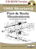 1968 Mustang Part and Body Illustrations