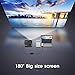 ManyBox Mini Projector, 3500 LUX Portable Video Projector with 45000 Hrs LED Lamp Life, Full HD 1080P Supported, Compatible with TV PS4, HDMI, VGA, TF, AV and USBthumb 2