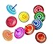 Multicolor Wooden Spinning Top Toy, Pack of 10