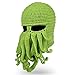 Vbiger Beard Hat Beanie Hat Knit Hat Winter Warm Octopus Hat Windproof Funny for Men & Women One Size Green