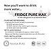Ultra High Capacity Universal Inline Fridge and Icemaker Filter: Fridge Pure MAX (THREE YEARS/5,000 gal) by Nahla Pure. LONGER lasting, no maintenance. Removes 99.99% of contaminants. Made in the USA.