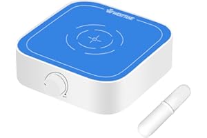 WEST TUNE 3000rpm Magnetic Stirrer Mixer with Stir Bar, Brushless DC Motor Max 3000ml Magnetic Stir Plate Mixer Blue-White（No Hot)