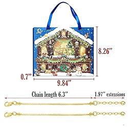 Christmas Advent Calendar Bracelet Girls 24 Days
