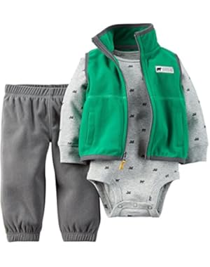 Baby Boys' 3 Piece Micro Vest Set (Baby)