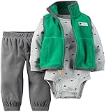 Carter's Baby Boys' 3 Piece Micro Vest Set (Baby)