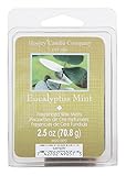 Hosley Candle Company Eucalyptus Mint Scented Wax Cubes / Melts/ Tarts - 2.5 Oz. Hand Poured Wax Infused with Essential Oils