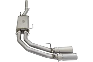 aFe Power 49-43079-P Rebel Series 3" x 2-1/2" Performance Cat-Back Exhaust System (Stainless Steel)