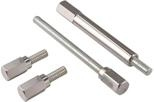 BILLET PROOF DESIGNS Extended Float Bowl Hardware Kit for S&S "E" Carburetor - Chrome - Makes for easy removal of the float bowl (35-0029)