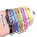 PeNeede 10 Pieces/Lot Zipper Bracelet - Fidget Bracelet Hand Sensory Toys - Stress Relief/ Better Focus For Autism ADHD School Student