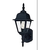 Maxim Cast-1 Light Outdoor Wall Lantern in Early American Style-8 Inches Wide by 17 inches high