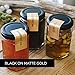 Brother P-touch TZe-M851 Black Print on Premium Matte Gold Laminated Tape 24mm (0.94”) wide x 8m (26.2’) long