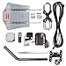 [Upgraded 2019] Amplified HD Digital TV Antenna - Outdoor HDTV Antenna 150 Mile Range Motorized with Adjustable Antenna Mount Pole for 2 TVs Support UHF/VHF/1080P Remote Control -33' Coax Cable
