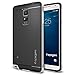 Spigen Neo Hybrid Designed for Galaxy Note 4 Case (2014) - Satin Silver