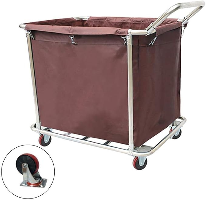 XHF Wagen, Wäschekorb, Hochleistungs-Rollwagen Mit Abnehmbaren Rädern