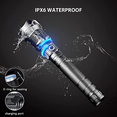 Lylting Flashlight High Lumens, 100000 Lumens Rechargeable Led