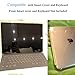 May Chen Case for iPad Pro 12.9 2017 2015 Release,Premium Soft Skin Transparent TPU Rubber Back Cover COMPATIBLE with Apple Smart Keyboard and Smart Cover for iPad Pro 12.9 inch,Crystal Clear