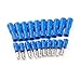Ginsco 260pcs Insulated Female&Male Bullet Butt Connector wire Crimp Terminals Set Red Blue Yellow