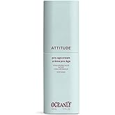 ATTITUDE Anti Aging Face Cream, With Hyaluronic Acid, Peptides & Ceramides, For Wrinkles & Fine Lines, Fragrance Free Skincare, Dermatologically Tested, For Women & Men, EWG Verified, Vegan, 1.7 Fl Oz