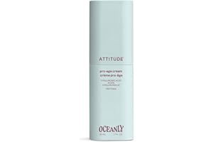 ATTITUDE Anti Aging Face Cream, With Hyaluronic Acid, Peptides & Ceramides, For Wrinkles & Fine Lines, Fragrance Free Skincar