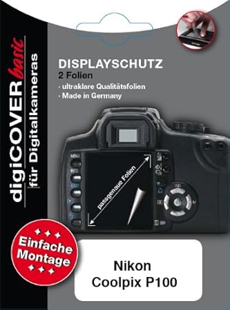 Amazon Com Digicover Lcd Screen Protection Film For Nikon Coolpix P100 Camera Photo