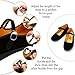Women's Cotton Mary Jane Shoes Ballerina Ballet Flats Yoga Exercise Shoes (9)