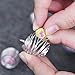 Outus 20 Pieces Spiral Bead Cages Pendants Findings Silver Plated for Jewelry Making, 2 Sizes