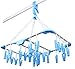 The Ultimate Clothesline Laundry Drying Rack with 26 Clips for Clothes and Intimates in Stainless Steel by Laundry Science