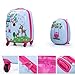 Tobbi 2PcKids Carry On Luggage and Backpack Upright Hard Side Hard Shell Suitcase 12