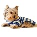 Stinky G Blue Stripe Dog Hoodie Sweater #12 - M