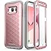 Galaxy S7 Edge Case, Clayco [Hera Series] Full-Body Rugged Case with Built-in Screen Protector for Samsung Galaxy S7 Edge (2016 Release) (Rosegold)