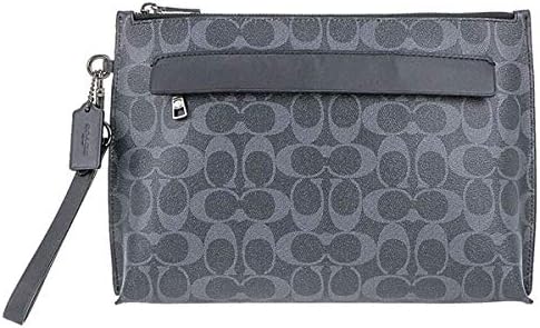 Amazon Coach コーチ セカンドバッグ クラッチバッグ シグネチャー メンズバッグ F Qbden ネイビー 並行輸入品 Coach コーチ クラッチ セカンドバッグ