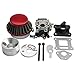 GOOFIT 15mm Carburetor Rebuild Kit with Air Filter for 2 Stroke 43cc 47cc 49cc Standup Gas Scooter Mini ATV Quad Pocket Bike Racing Motorcycle