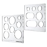 POWERTEC 71622 12 x 10 inch Clear Acrylic