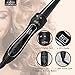 5 in 1 Curling Iron and Curling Wand Set with 5 Interchangeable Barrels, Anjou Hair Curler Set with Tourmaline Ceramic Coating (Adjustable Temperature 250°F - 410°F, Heat Resistant Glove & Travel Bag)