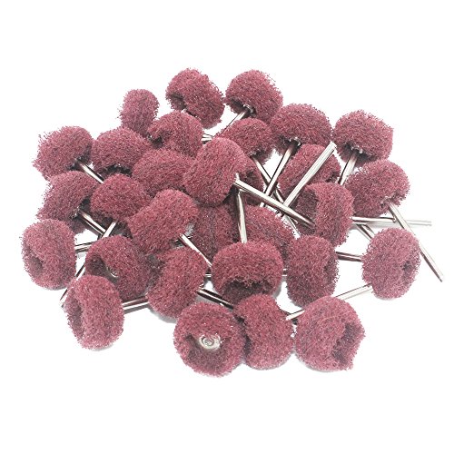 NIUPIKA 30 Pcs 3mm Abrasive Buffs Polishing Buffing Wheel for Dremel Rotary Tool Grinding Accessories - Thumbnail 5
