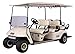 Deluxe 6 Seater Golf Cart Cover (Grey or Taupe), Fits E Z GO, Club Car, Yamaha Model