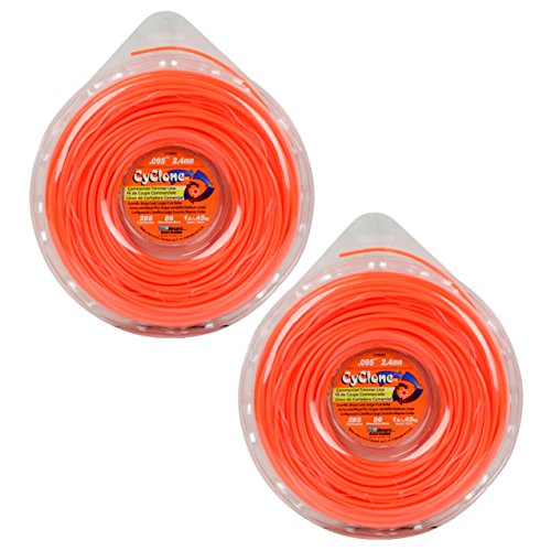 Cyclone CY095D1 Orange .095-Inch-by-285-Foot Commercial Grade Trimmer Line (2 Pack) - Thumbnail 2