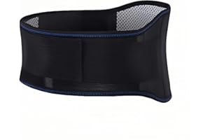 RyanDesign Self heating lumbar support strap suitable for both men and women - adjustable back support with thermal therapy, used to relieve lumbar discomfort, posture support (XL)