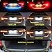 Car Tail Light, JAYEJA 5 Function 47.2in Car Trunk Brake Lamp Turn Signal Light 5050 Led Running Light Car Red Warning Light (New Version)