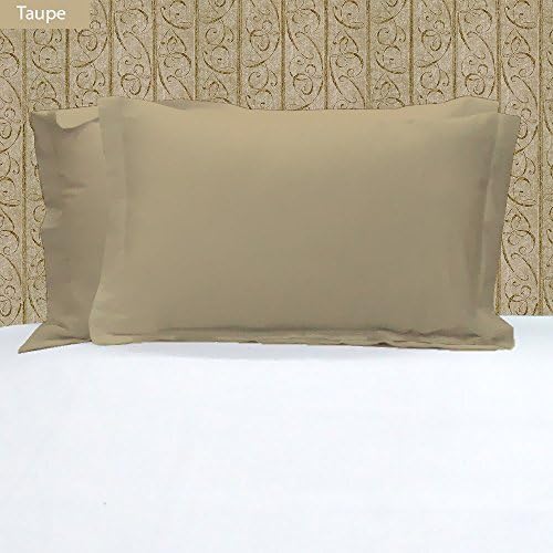 Zephyr Home Decor 600 Thread Count Egyptian Quality Cotton Pillow Sham Cover Standard Taupe