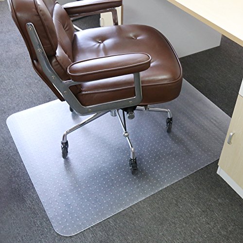 Mysuntown Carpet Chair Mats, PVC Vinyl Rectangle Chair Mat for Carpeted Floors, Transparent Desk Chair Mat - 36 X 48 Inches Standard Pile Carpet, for Office and Home - Thumbnail 5