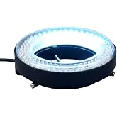 OMAX 144 Super Bright LED Ring Light with Light Control Box for Stereo Microscopes