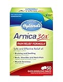 Hyland's Arnica Tablets 30X, Natural Homeopathic Relief of Bruising and Pain, 50 Count