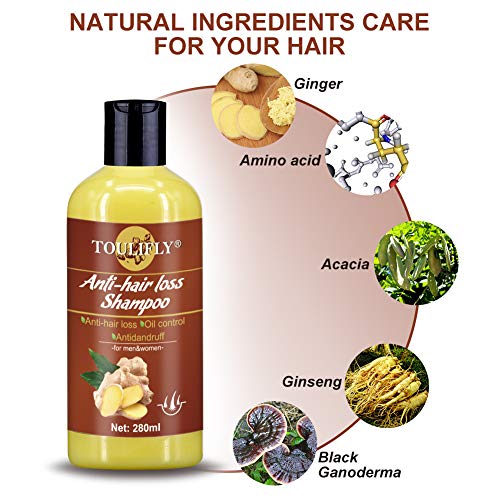 Ginger Shampoo,Anti Hair Loss Shampoo,Hair Growth Shampoo,Hair Regrowth