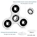 JBYAMUS Fidget Spinner Toy Ceramic Bearings Stress Reducer Perfect For ADD, ADHD, Anxiety, Hand Spinner EDC Focus Toy for Kids & Adults (White)