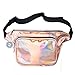Fanny Pack for Women Party Waist Festival Money Belt Leather Pouch Concert Holographic Wallet Bum Bag Tote