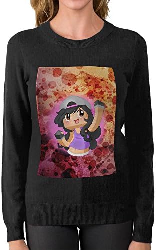 SPINA JR Aphmau Women's Sweatshirt Winter Must Have Ultimate Cotton Crewneck Sweatshirt