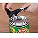 Food-Safe Stainless Steel Professional Safety Can Opener Smooth Edge Can Opener Manual with Easy Turn Knob, Soft Comfortable Anti Slip Handle - Lifetime Refund Or Replacement Warranty